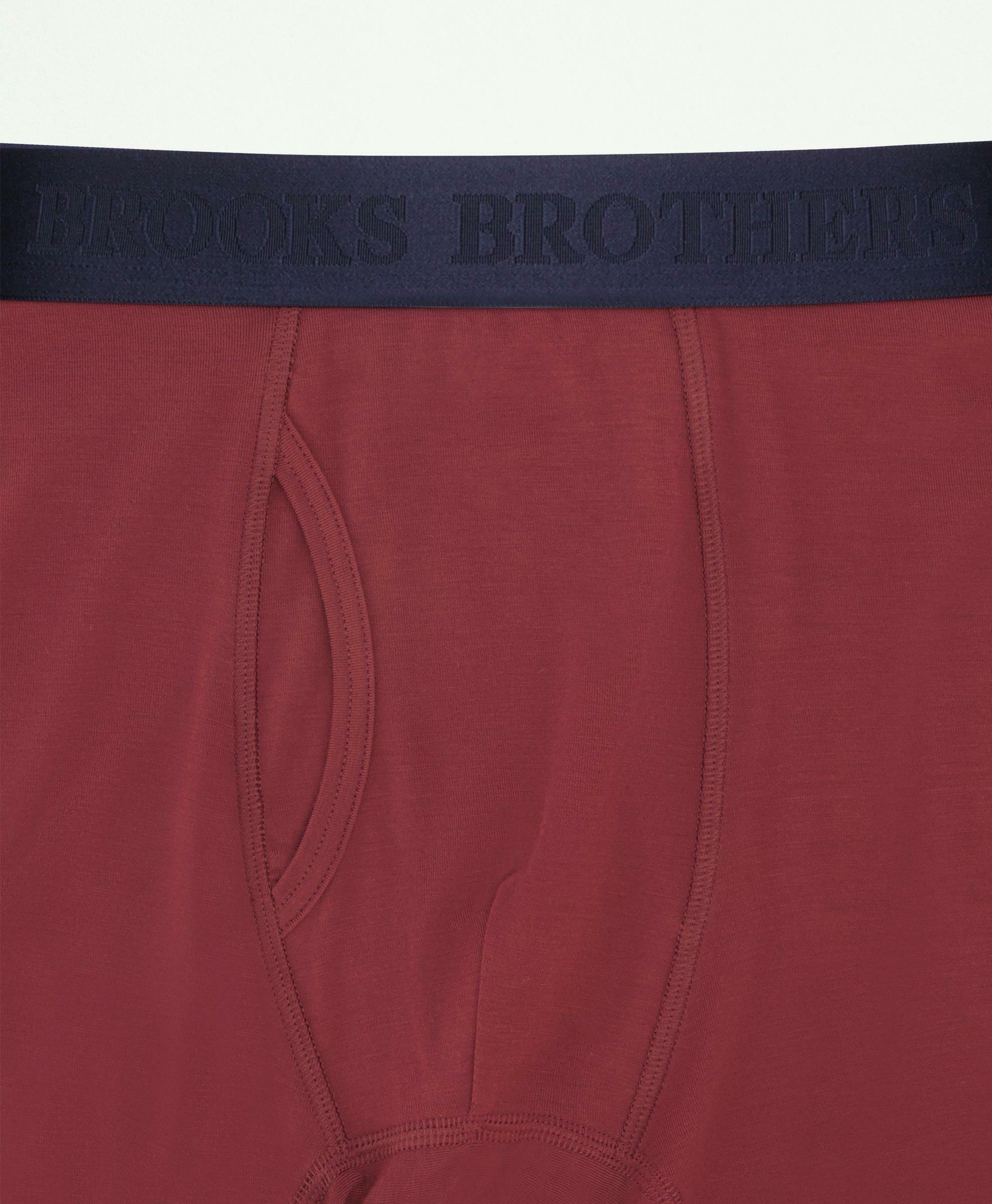 Brooks Brothers Men's Modal Boxer Briefs | Burgundy