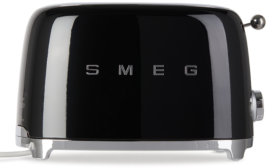 SMEG Black RetroStyle 2 Slice Toaster SMEG
