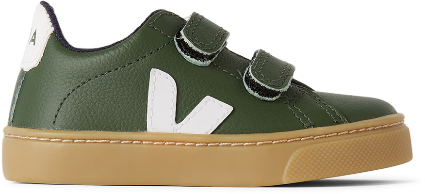 Veja Baby Green & White Esplar Sneakers VEJA