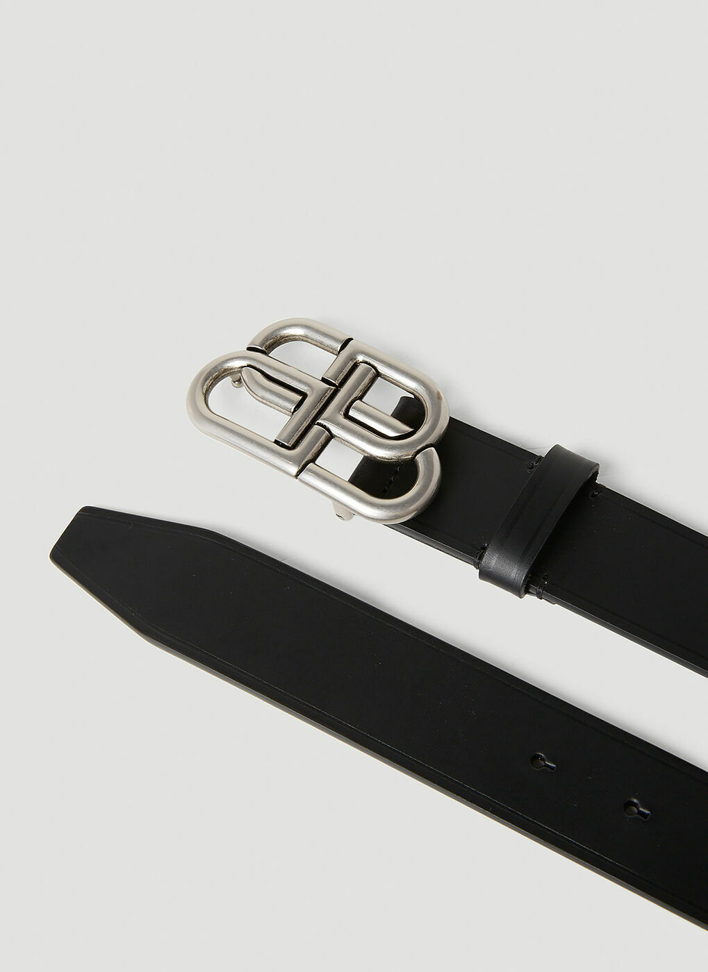 Balenciaga - BB Large Belt In Black Balenciaga