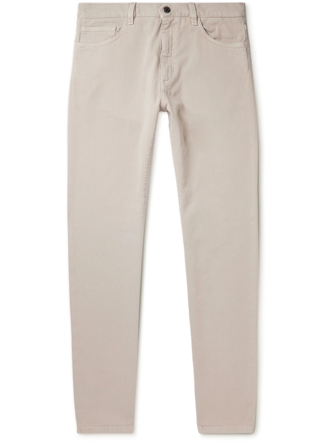 Zegna SlimFit StretchDenim Jeans Gray Zegna