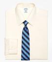 Brooks Brothers Men's Regent Regular-Fit Dress Shirt, Non-Iron Point Collar | Ecru