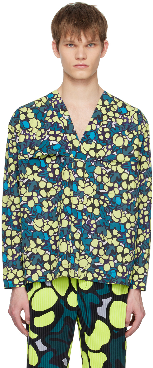Homme Plissé Issey Miyake Monthly Colors July Shirt in Black