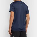 New Balance - Accelerate Stretch Tech-Jersey T-Shirt - Blue