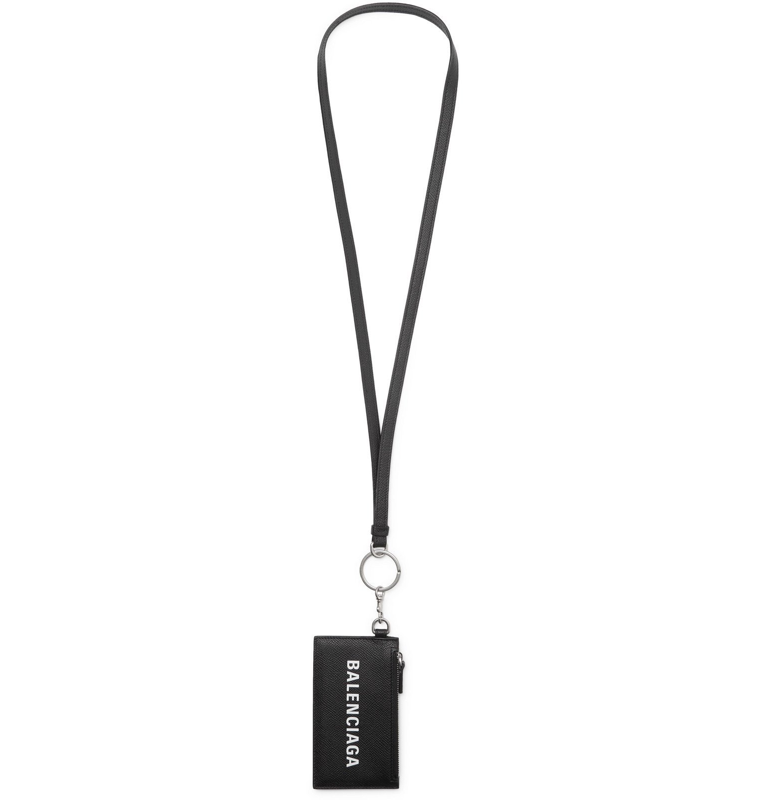 balenciaga card holder necklace