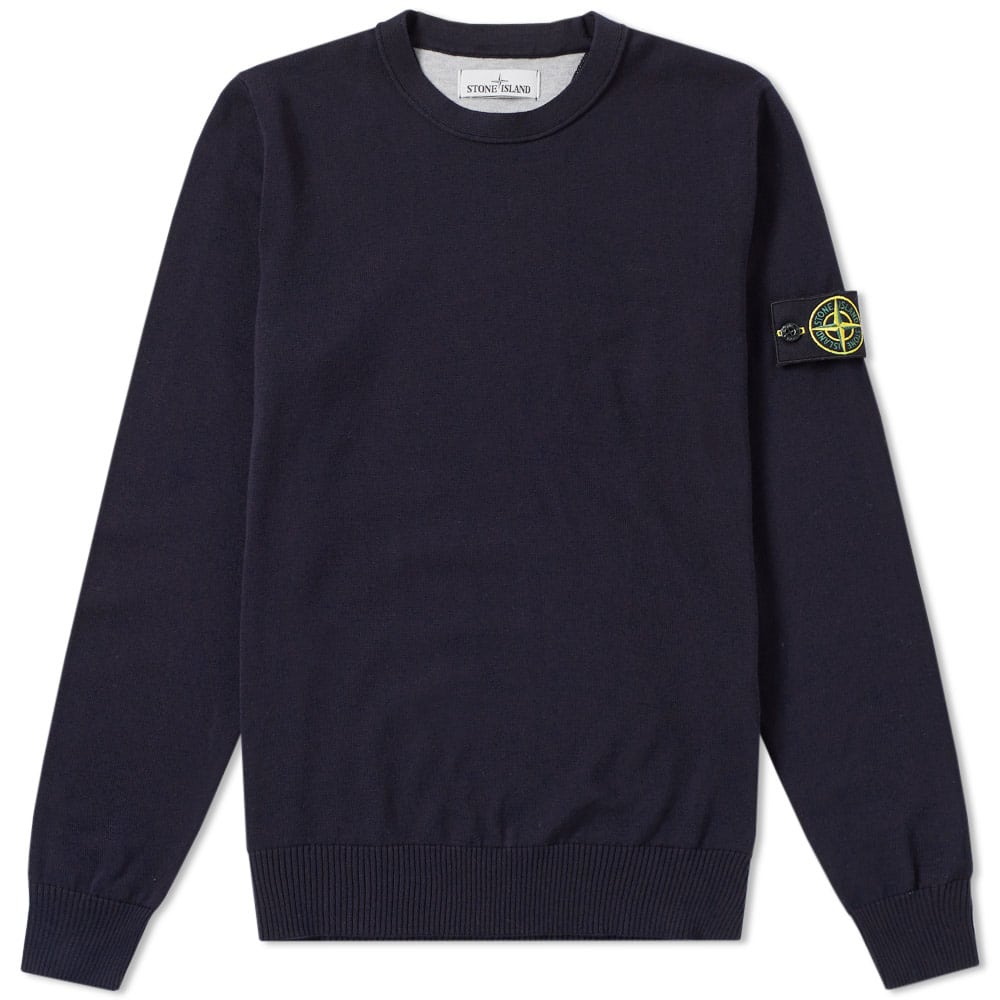 Stone Island Soft Cotton Crew Neck Knit Stone Island