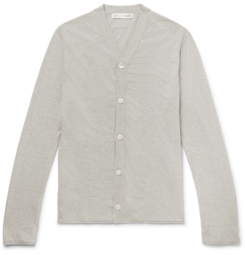 comme des garcons cotton cardigan