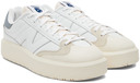 New Balance White & Blue CT302 Sneakers