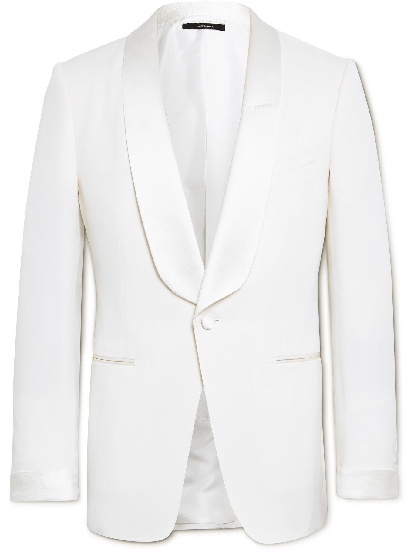 TOM FORD - O'Connor Slim-Fit Satin-Trimmed Wool and Mohair-Blend Tuxedo ...