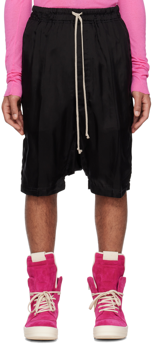 Rick Owens Black Pods Shorts