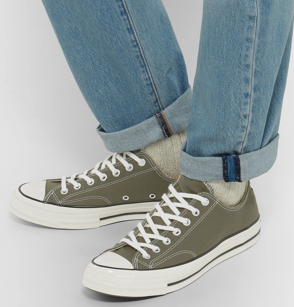Converse - 1970s Chuck Taylor All Star Canvas Sneakers - Men - Forest green  Converse