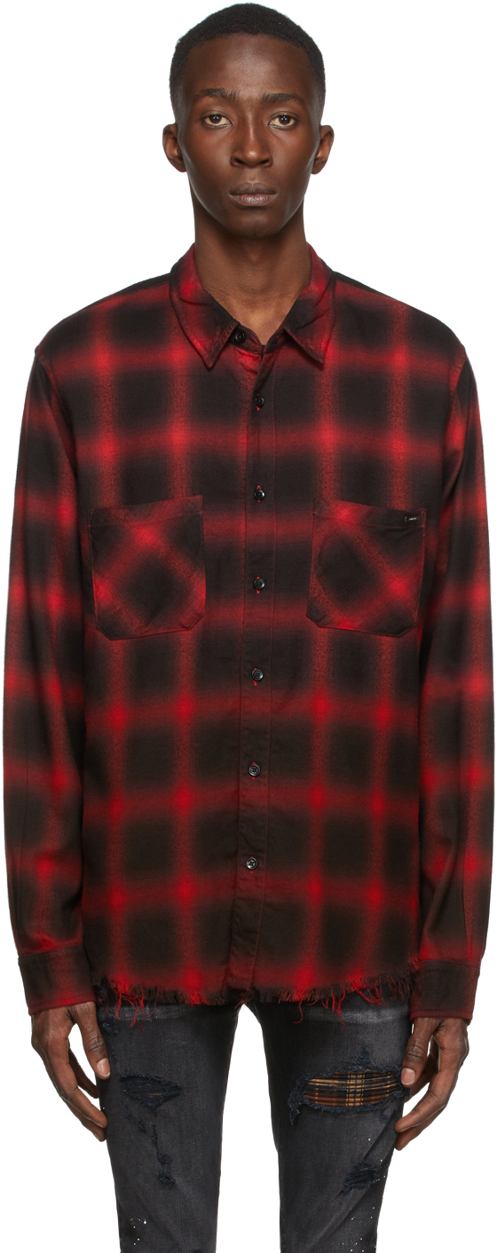 supreme mini shadow plaid shirt