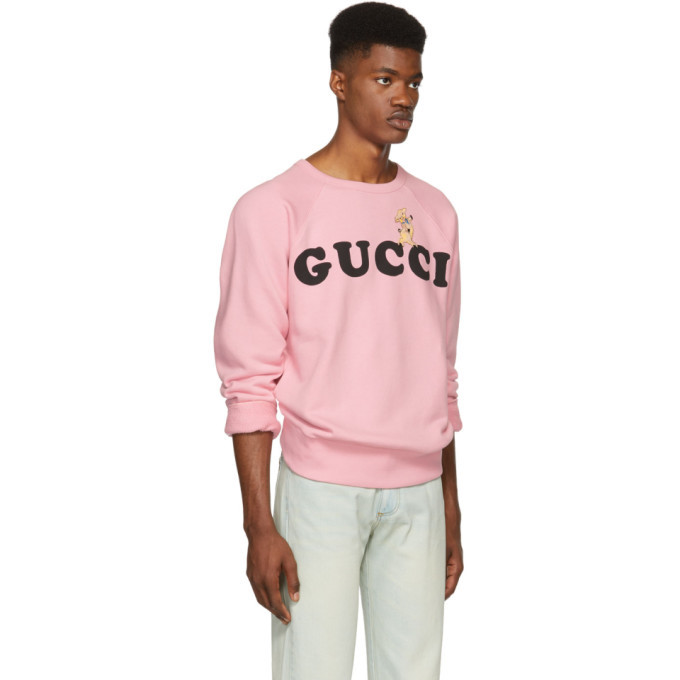 gucci sweatshirt pink