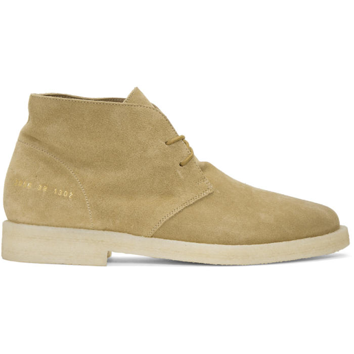 common projects suede chukka boots