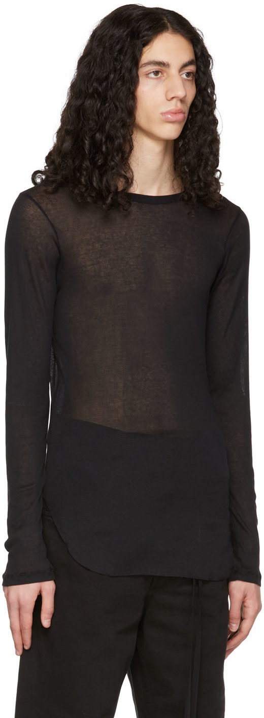 Ann Demeulemeester Black Denis T-Shirt Ann Demeulemeester