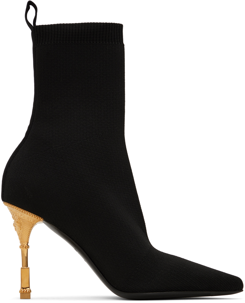 Photo: Balmain Black Moneta Ankle Boots