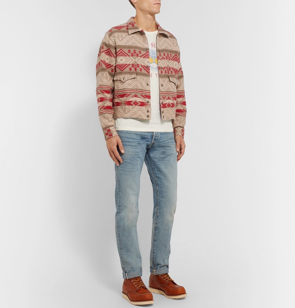 jacquard overshirt