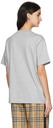Burberry Grey Cotton Pocket Detail Oversized T-shirt