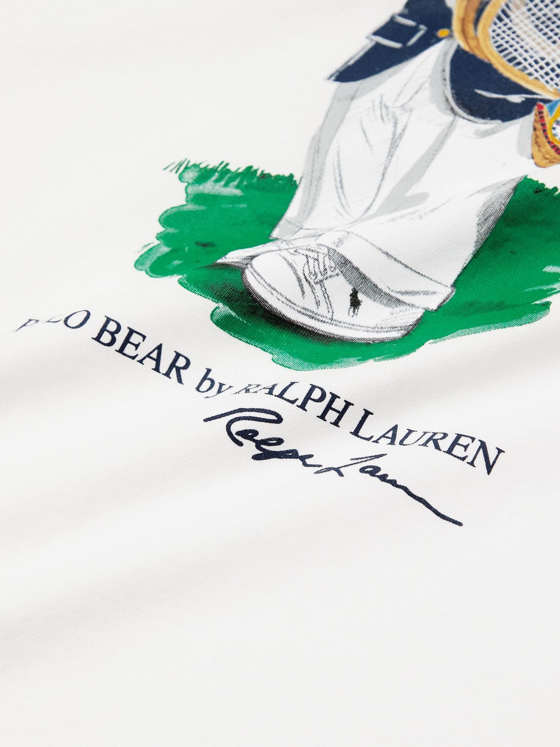 Polo Ralph Lauren - Wimbledon Printed Cotton-Jersey T-Shirt - White