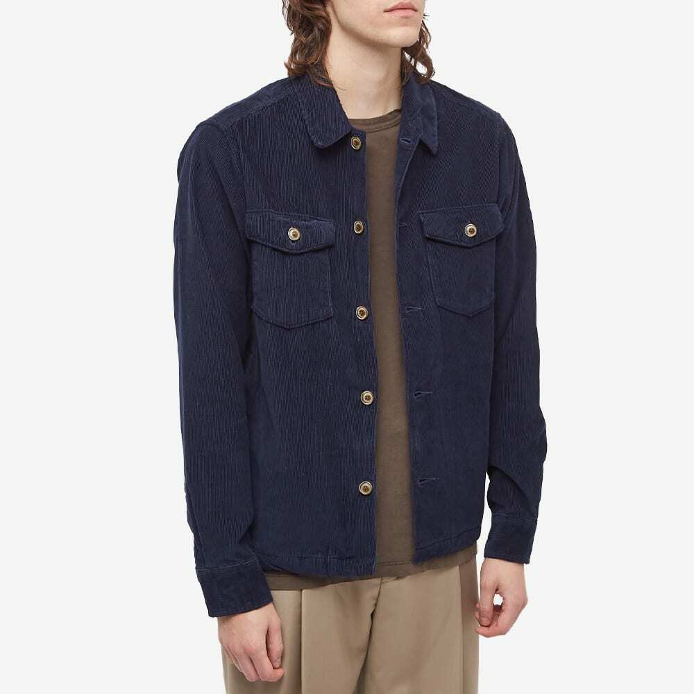 Corridor Men's Corduroy Military Jacket in Midnight Corridor