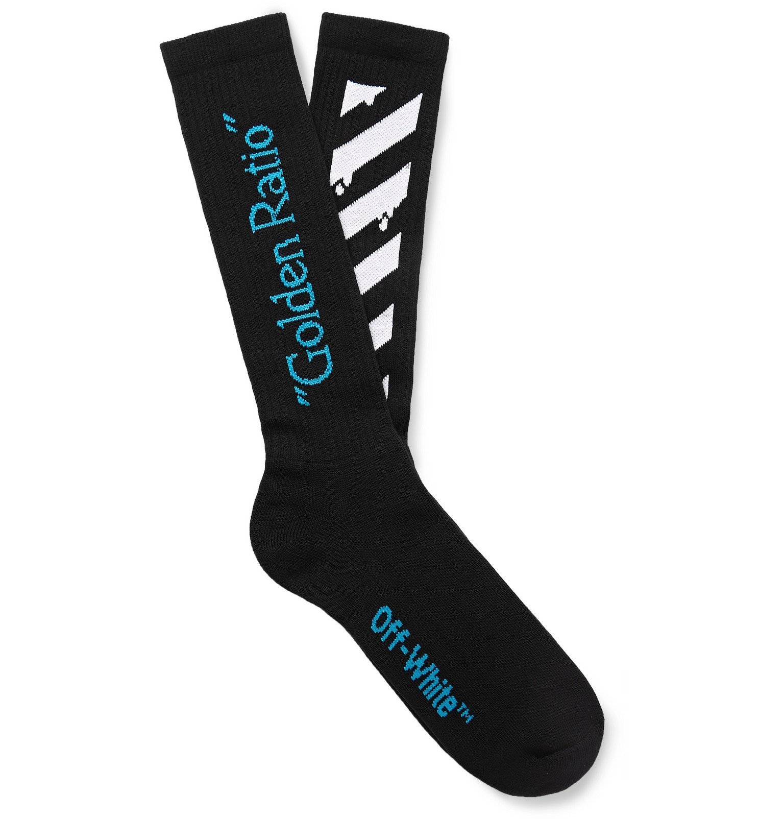 off white color socks