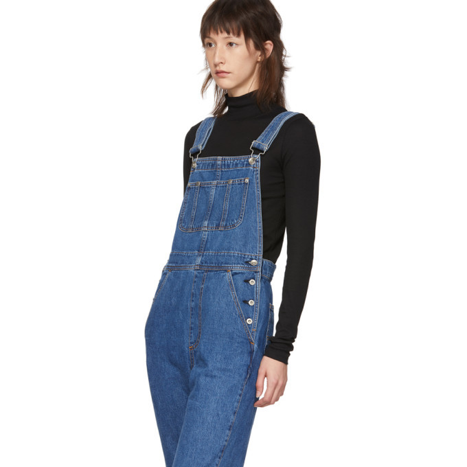 bone Blue Ruth Straight Overalls Rag 