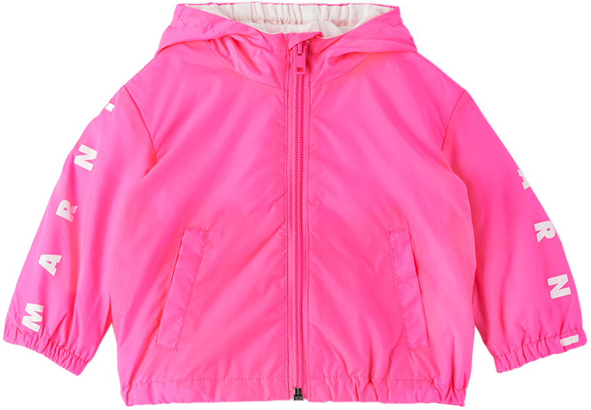 Marni Baby Pink Hooded Jacket Marni