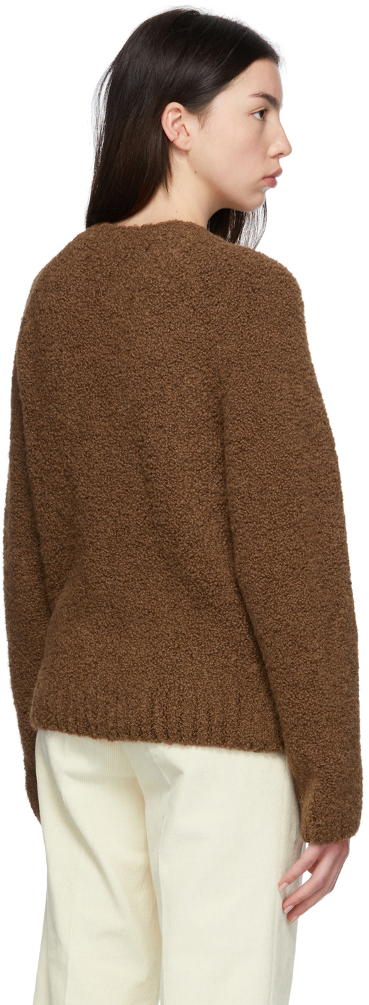 Nothing Written SSENSE Exclusive Brown Alpaca Somme Sweater