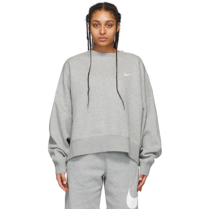 Nike Grey Sportswear Essentials Sweatshirt Nike