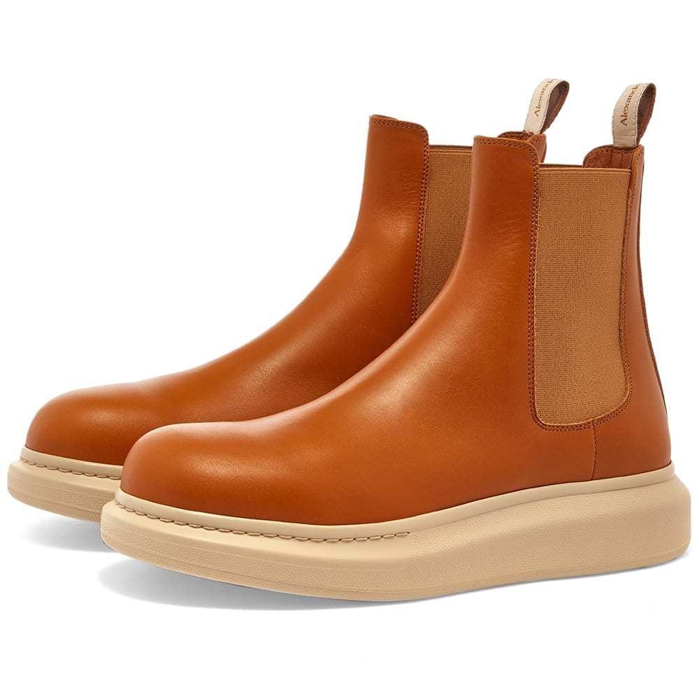 wedge sole chelsea boots