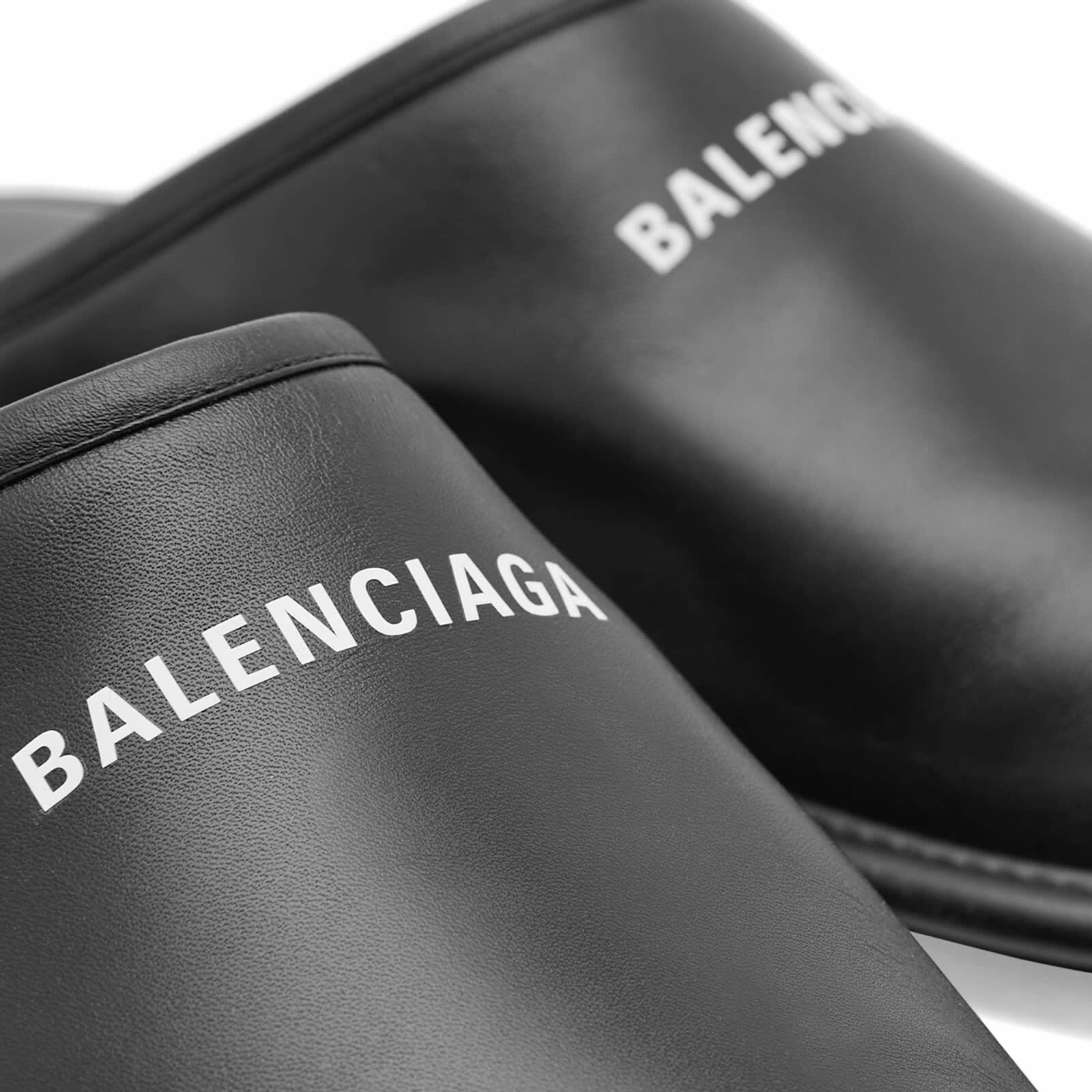 Balenciaga Men's House Mule in Black/White Balenciaga