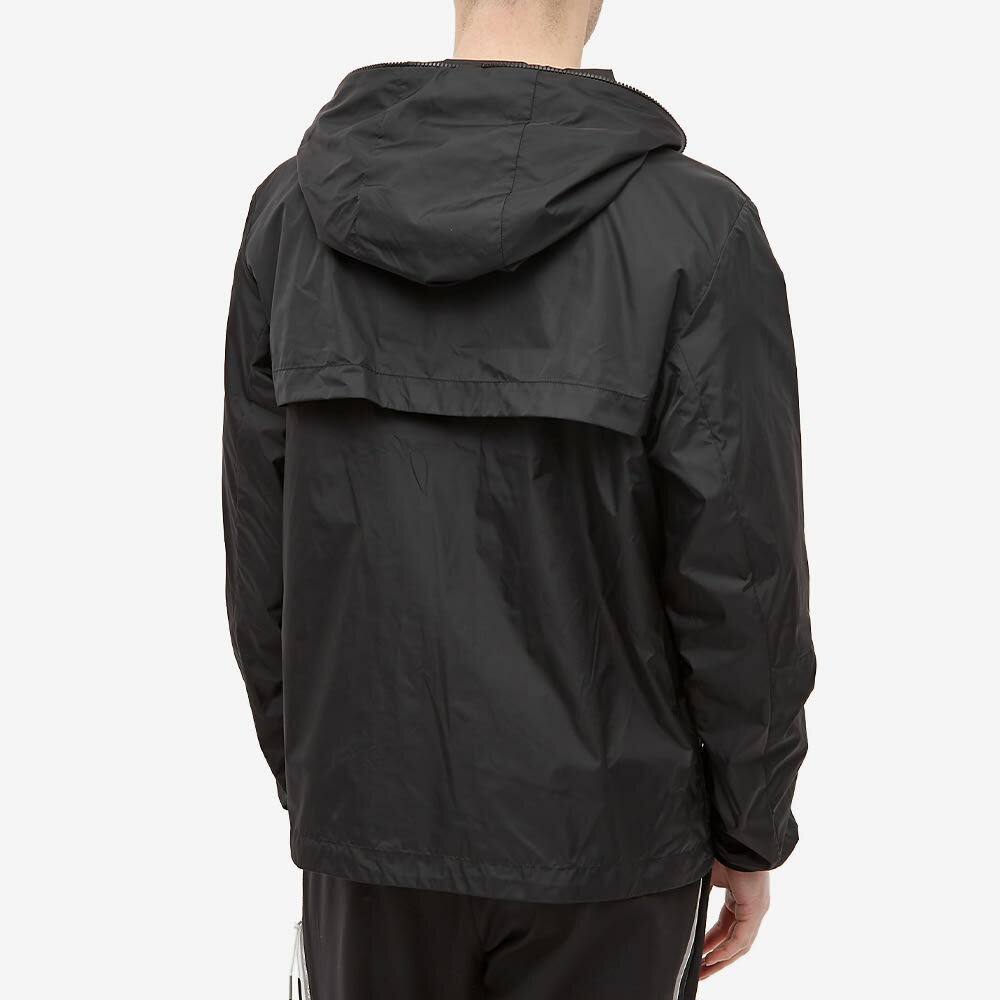 Moncler Men's Junichi Concealed Logo Hooded Windbreaker in Black Moncler