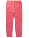 Polo Ralph Lauren - Straight-Leg Logo-Embroidered Cotton-Blend Twill Trousers - Pink