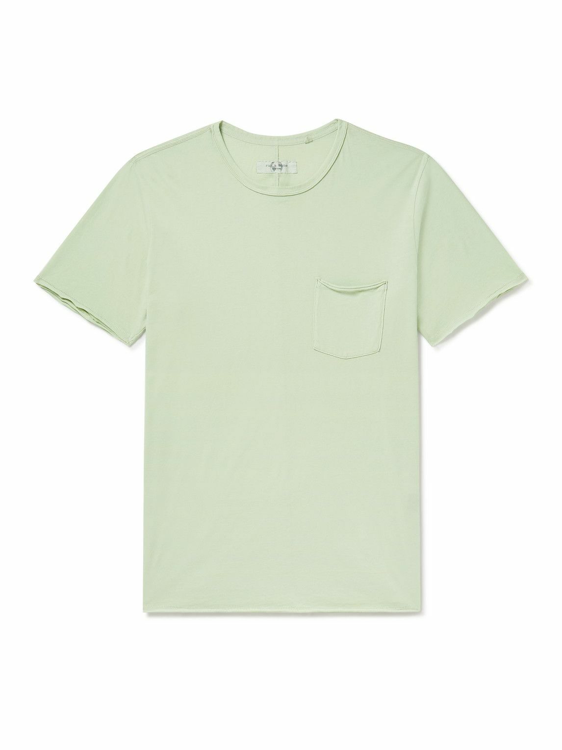 Rag & Bone - Miles Cotton-Jersey T-Shirt - Green Rag and Bone