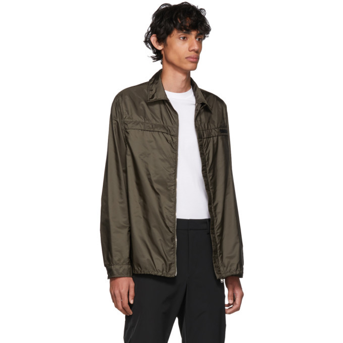 prada jacket khaki