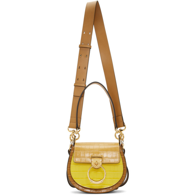 chloe tess bolsa nut color