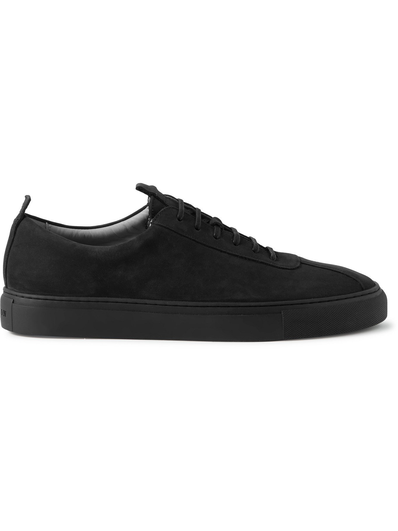 GRENSON - Nubuck Sneakers - Black Grenson