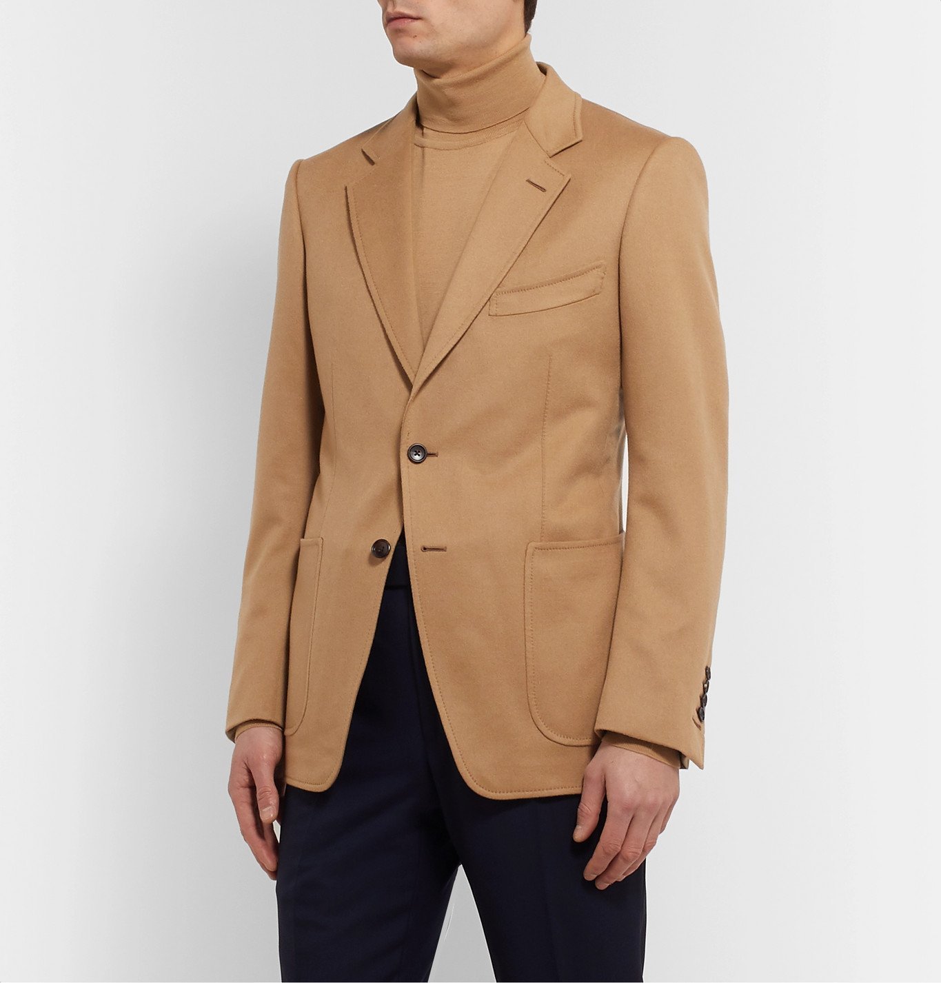 TOM FORD - O'Connor Slim-Fit Unstructured Cashmere Blazer - Brown TOM FORD