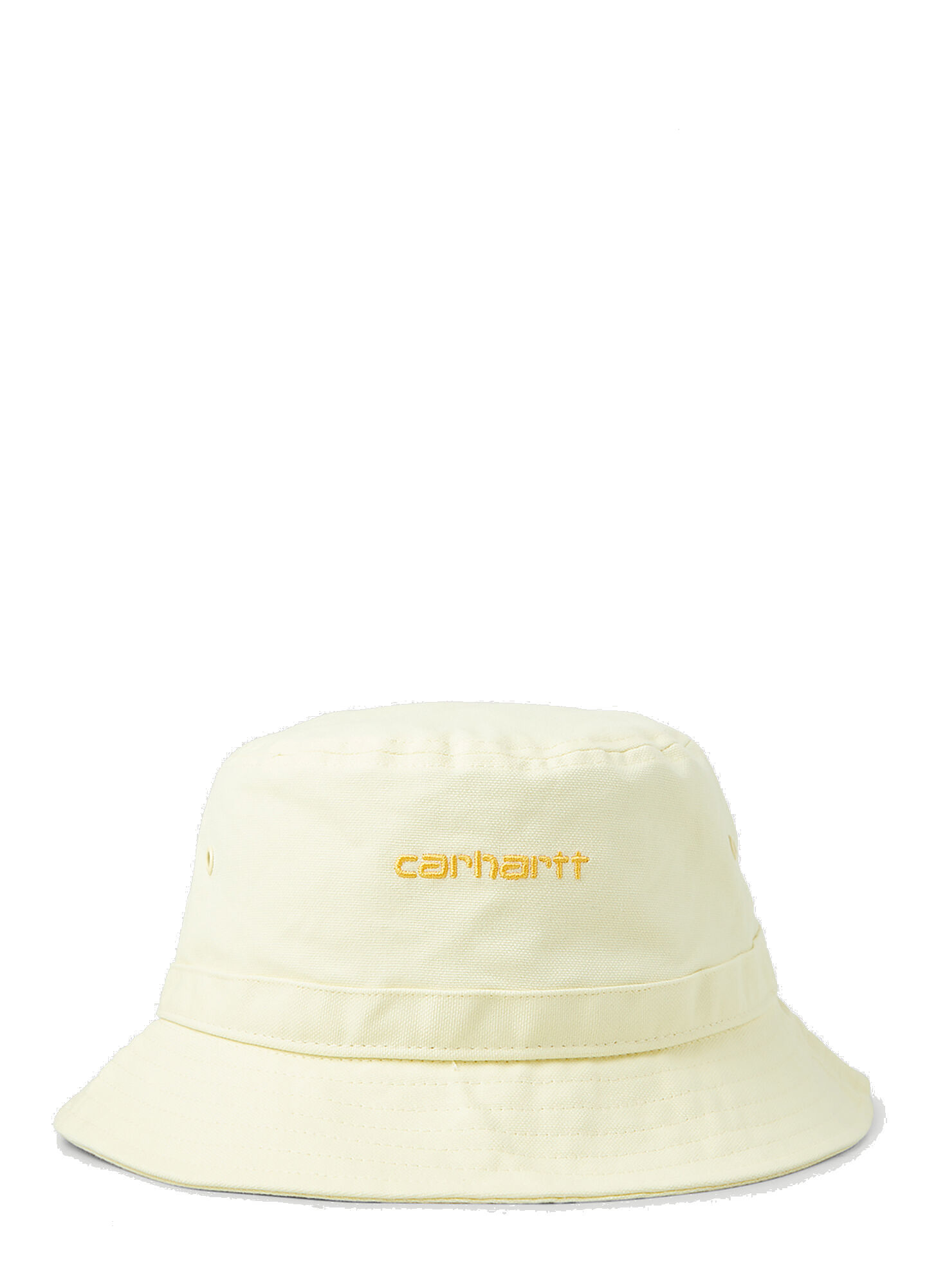 Script Bucket Hat in Yellow Carhartt WIP