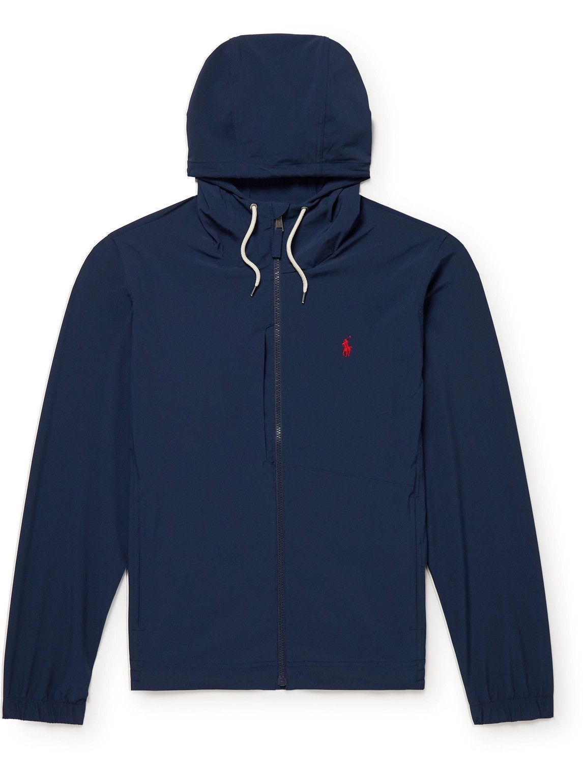 Polo Ralph Lauren - Traveler Logo-Embroidered Recycled Stretch-Shell Hooded Jacket - Blue