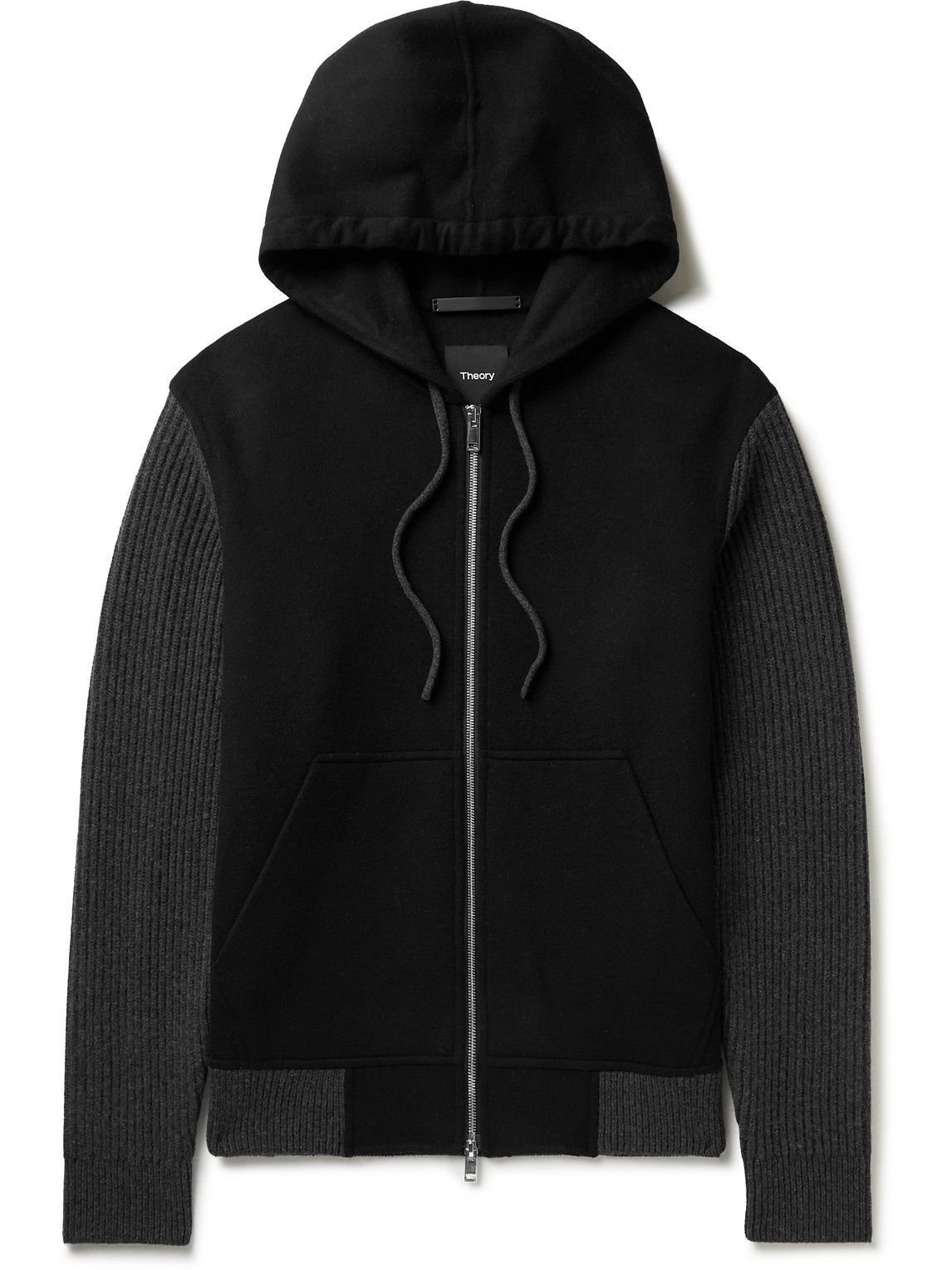 Theory - Wool and Cashmere-Blend Bomber Jacket - Black Theory