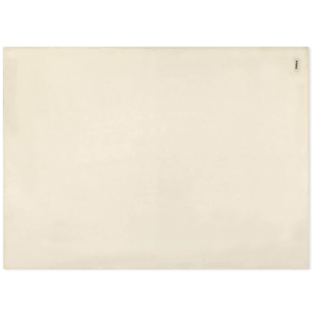 Tekla Fabrics Pure New Wool Blanket in Soft White Tekla Fabrics