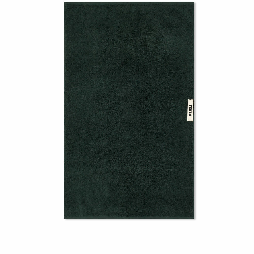 Tekla Fabrics Organic Terry Hand Towel in Forest Green Tekla Fabrics