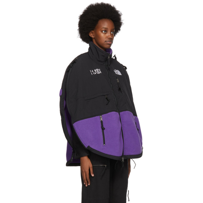 MM6 Maison Margiela Purple The North Face Edition Fleece Circle