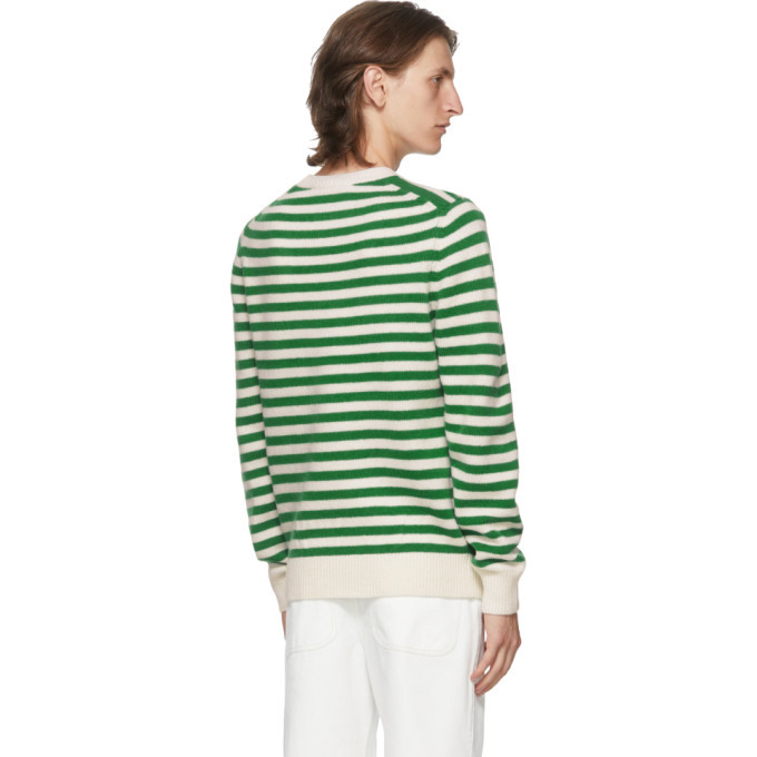 White Breton Stripe Sweater Acne Studios