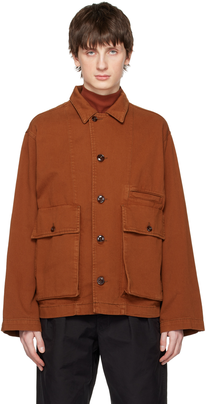 LEMAIRE Brown Boxy Denim Jacket Lemaire