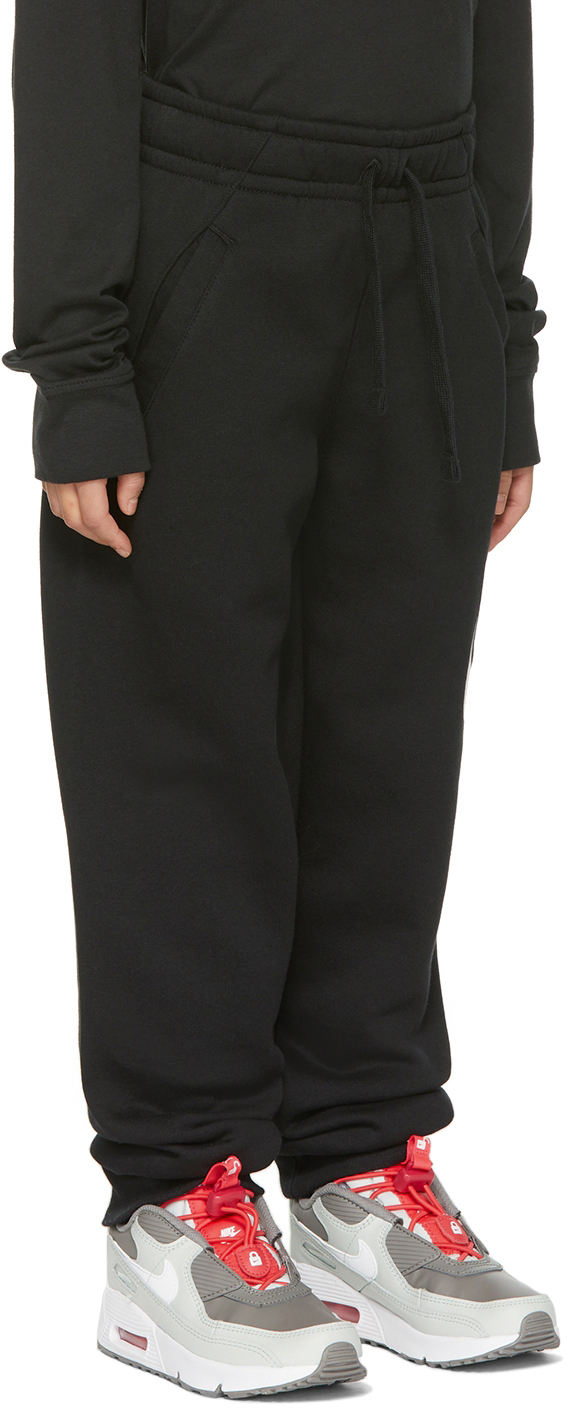 black sportswear club lounge pants