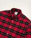 Brooks Brothers Men's Regent Regular-Fit Portuguese Flannel Shirt | Red/Black