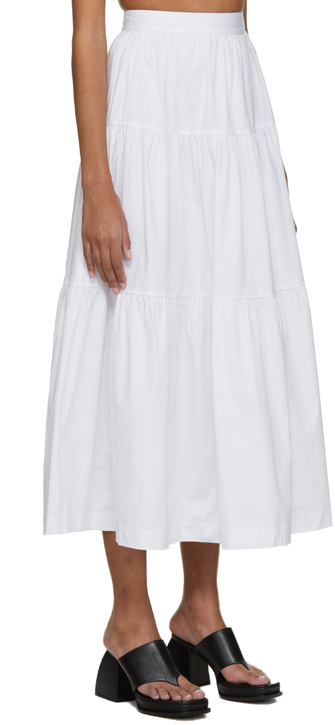 Staud White Sea Skirt Staud