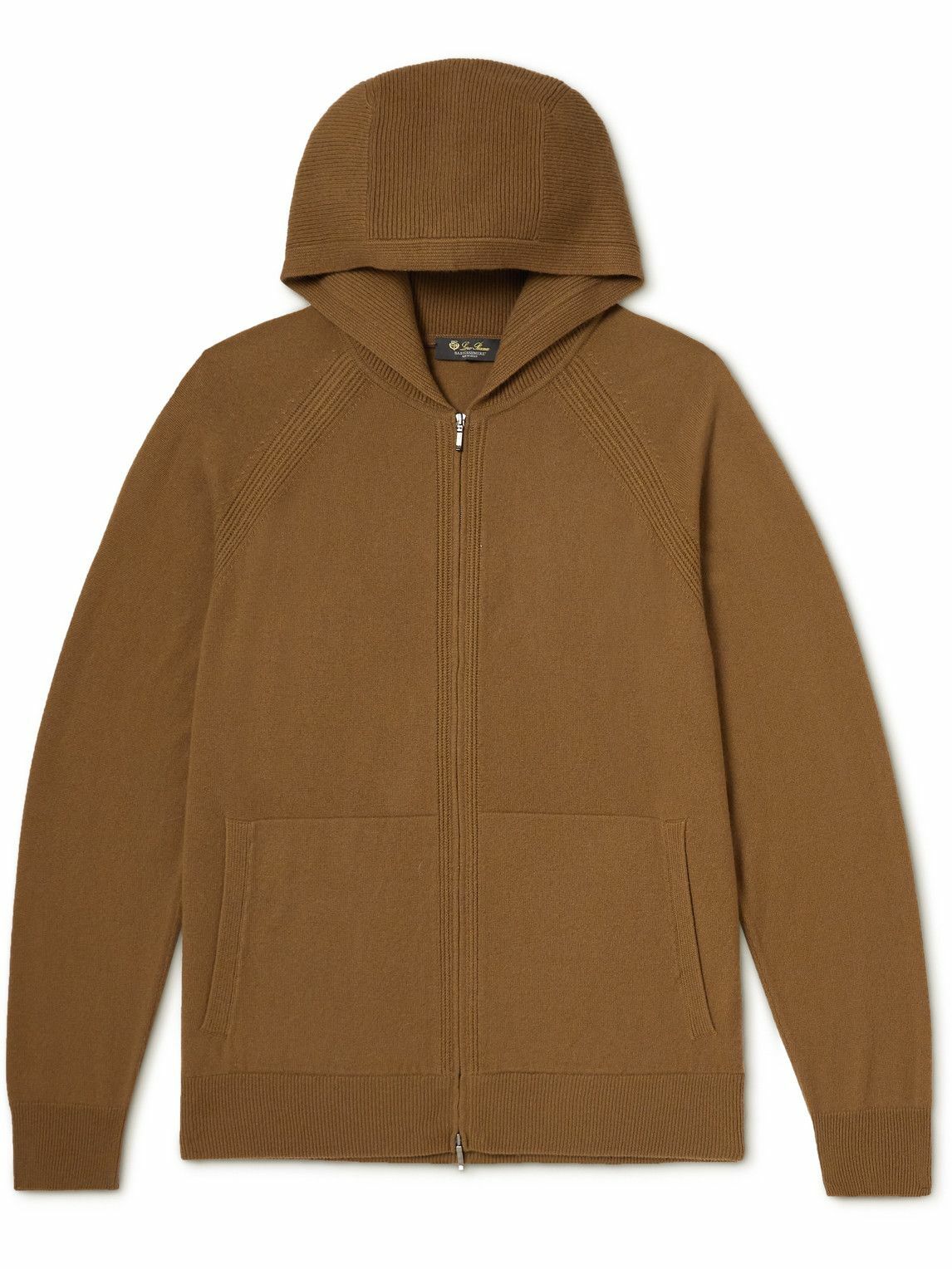 Loro Piana - Cashmere Zip-Up Hoodie - Brown Loro Piana